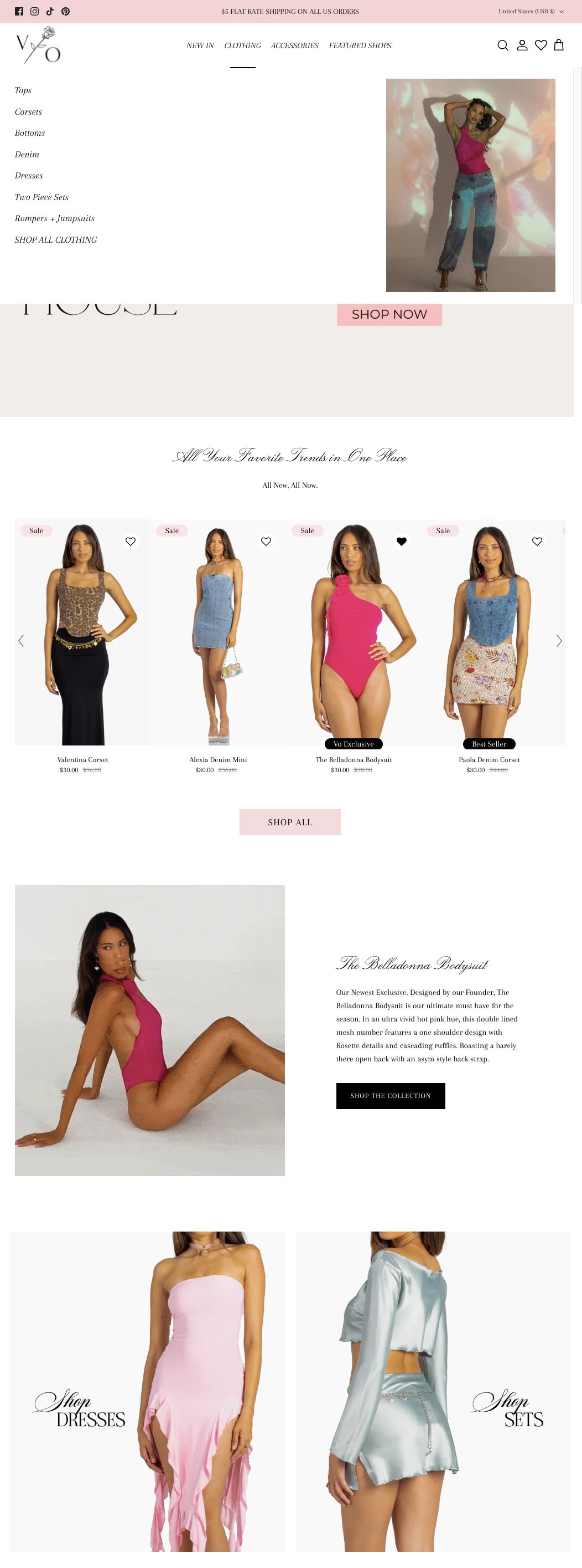Vintage October homepage