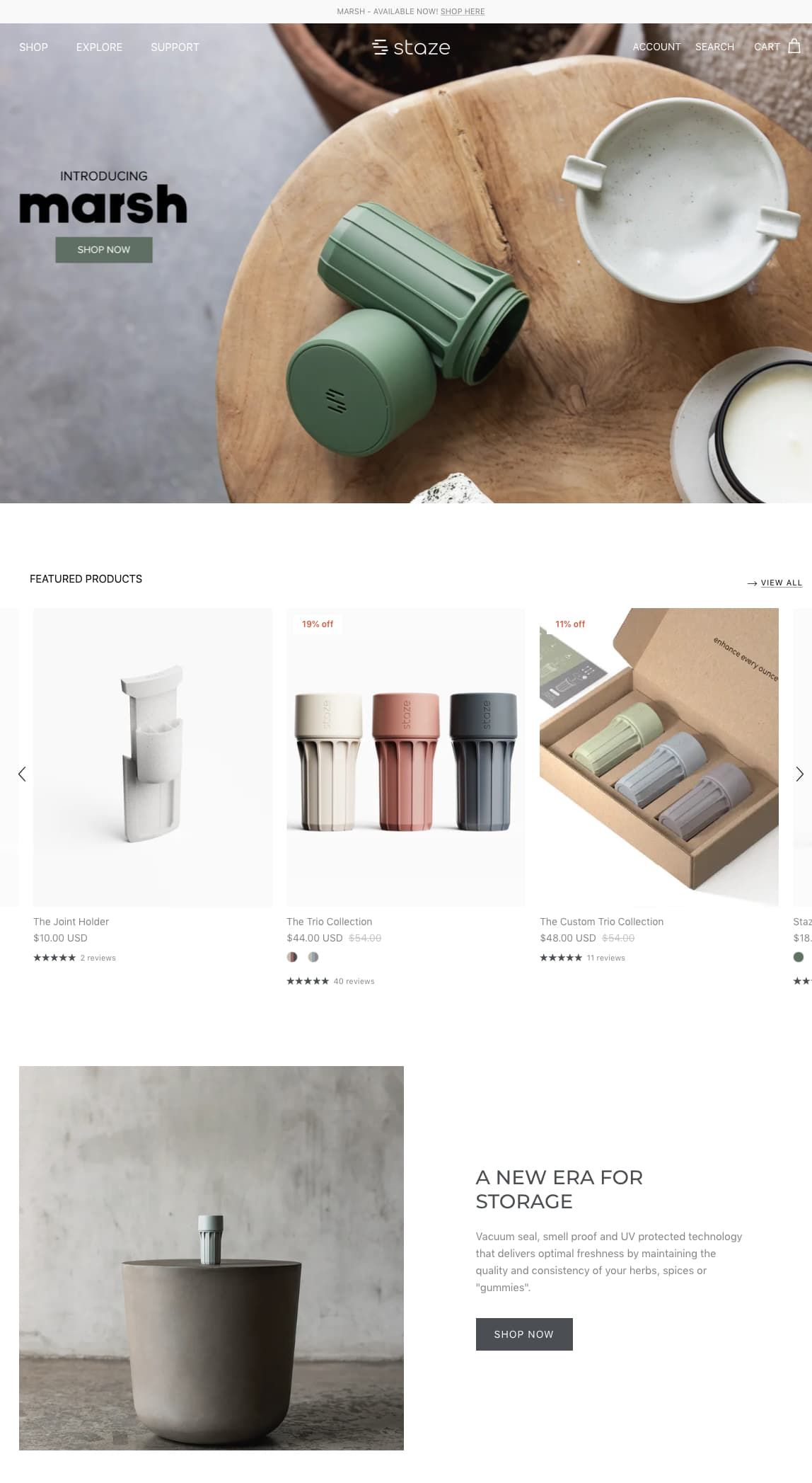 Staze Homepage